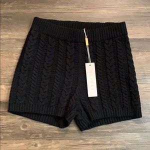 Meshki Cable knit shorts